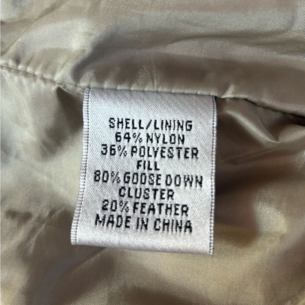 Talbots Light Tan Puffer Vest - Picture 11 of 16